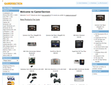 Tablet Screenshot of gamersection.ca
